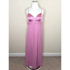 OC OC Silk Beaded Maxi Dress Princess Y2K Fairy Whimsy Prom